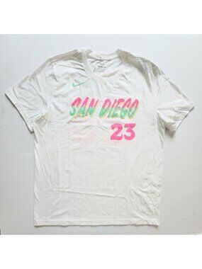 Nike San Diego Padres #23 Fernando Tatis Jr. City Connect Wordmark Tee